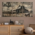 thumbnail image 2 of Country Farmhouse Canvas Wall Art Vintage Windmill Barn Cornfield Painting Pictures Wall Decor Landscape Countryside Rural Poster Printing Artwork for Office,Bathroom,Living Room Home Decoration, 2 of 6