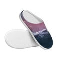 thumbnail image 3 of Lsque Boat Lighthouse Storm Waves Pattern Womens Comfort Cotton on Scuff With Memory Foam and Anti-skid Sole Slipper-42/43, 3 of 7