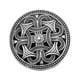 thumbnail image 2 of Broche con símbolo de escudo vikingo medieval, joyería vintage, bufanda vikinga gótica para solapa 1, 2 of 9