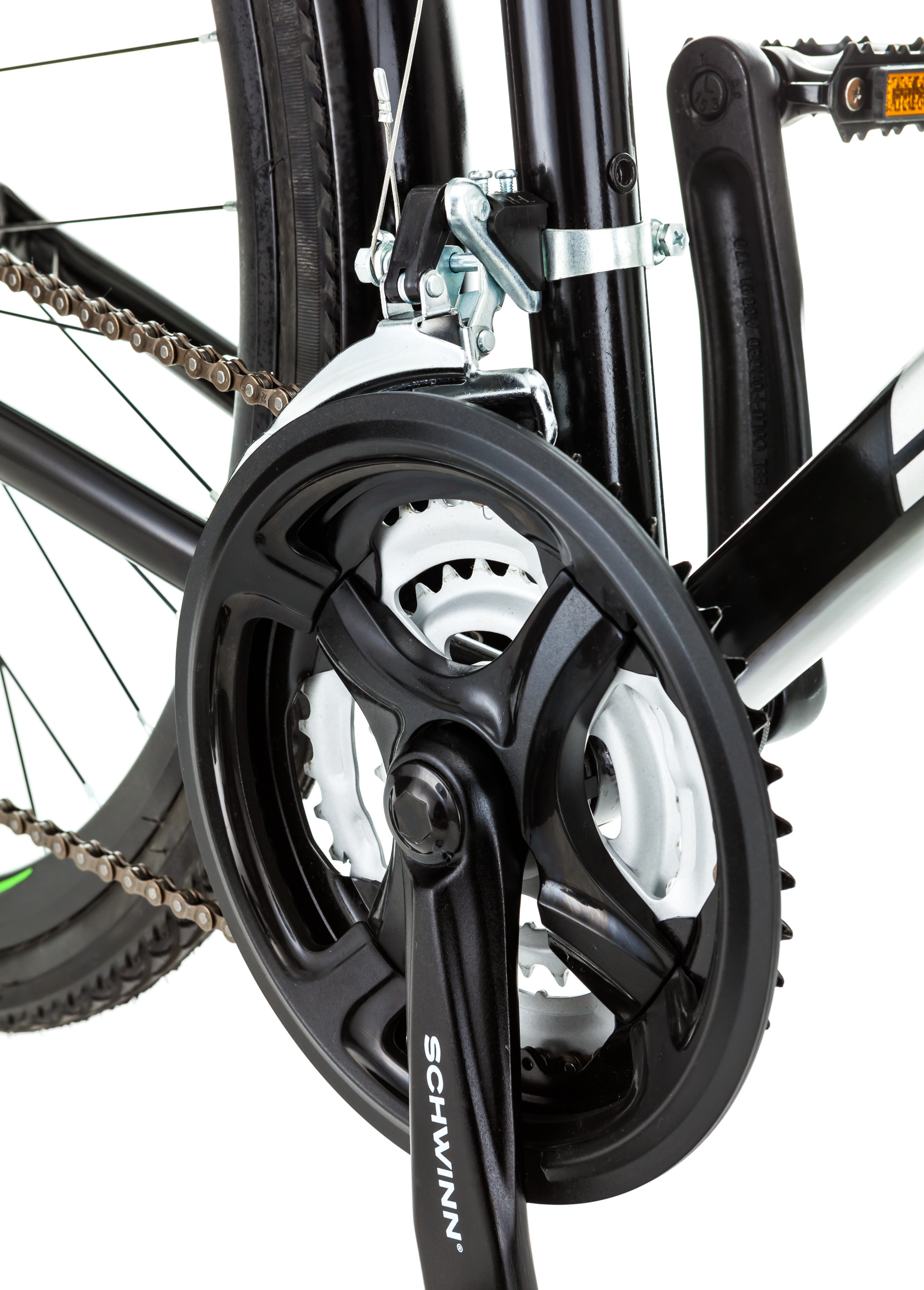 Schwinn Central Men's Commuter Bike, 700c wheels, 21 speeds, Black - image 3 of 10