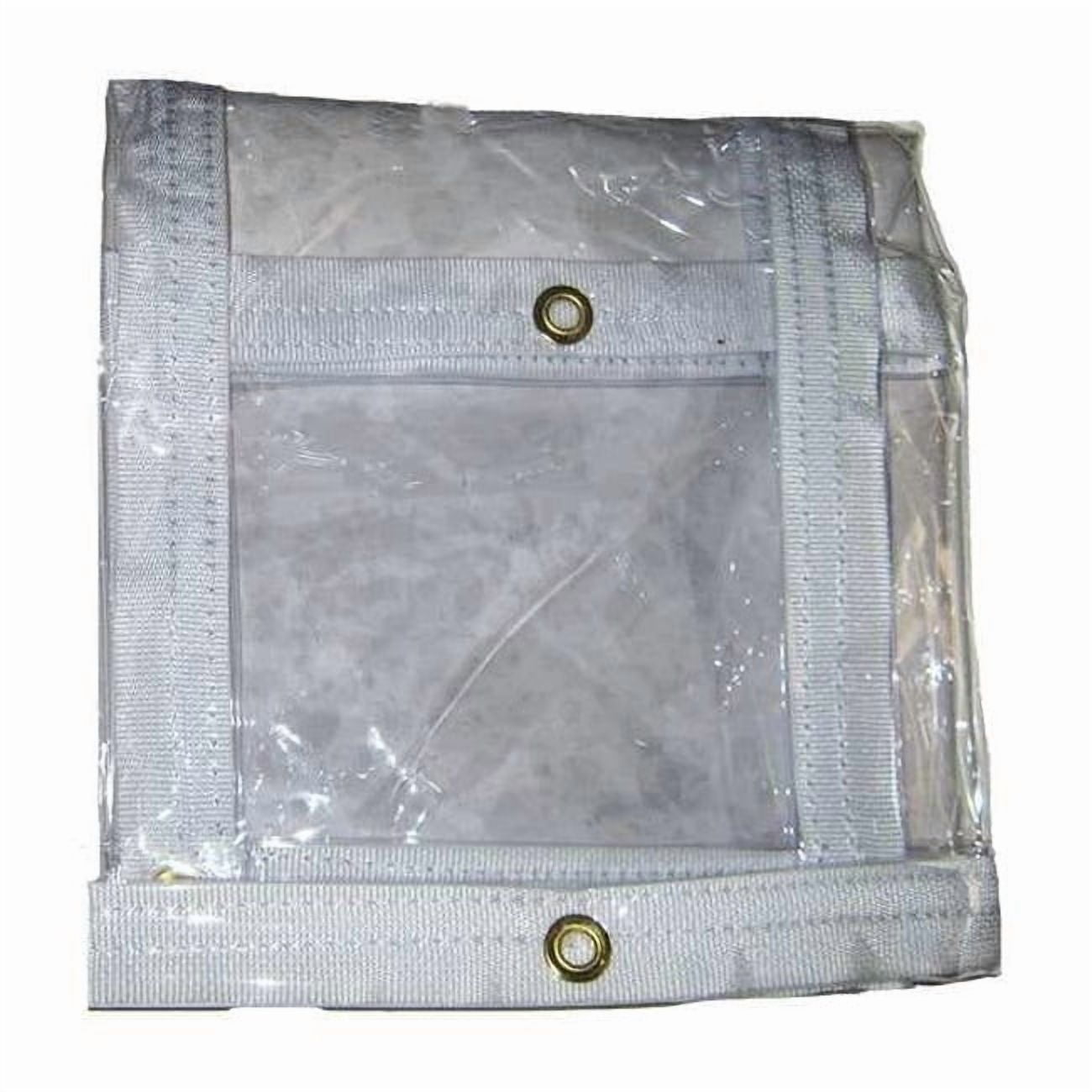 Heavy Duty Tarp 5 ft 9 in x 7 ft 9 in 20 Mil Clear Vinyl Mildew Resistant