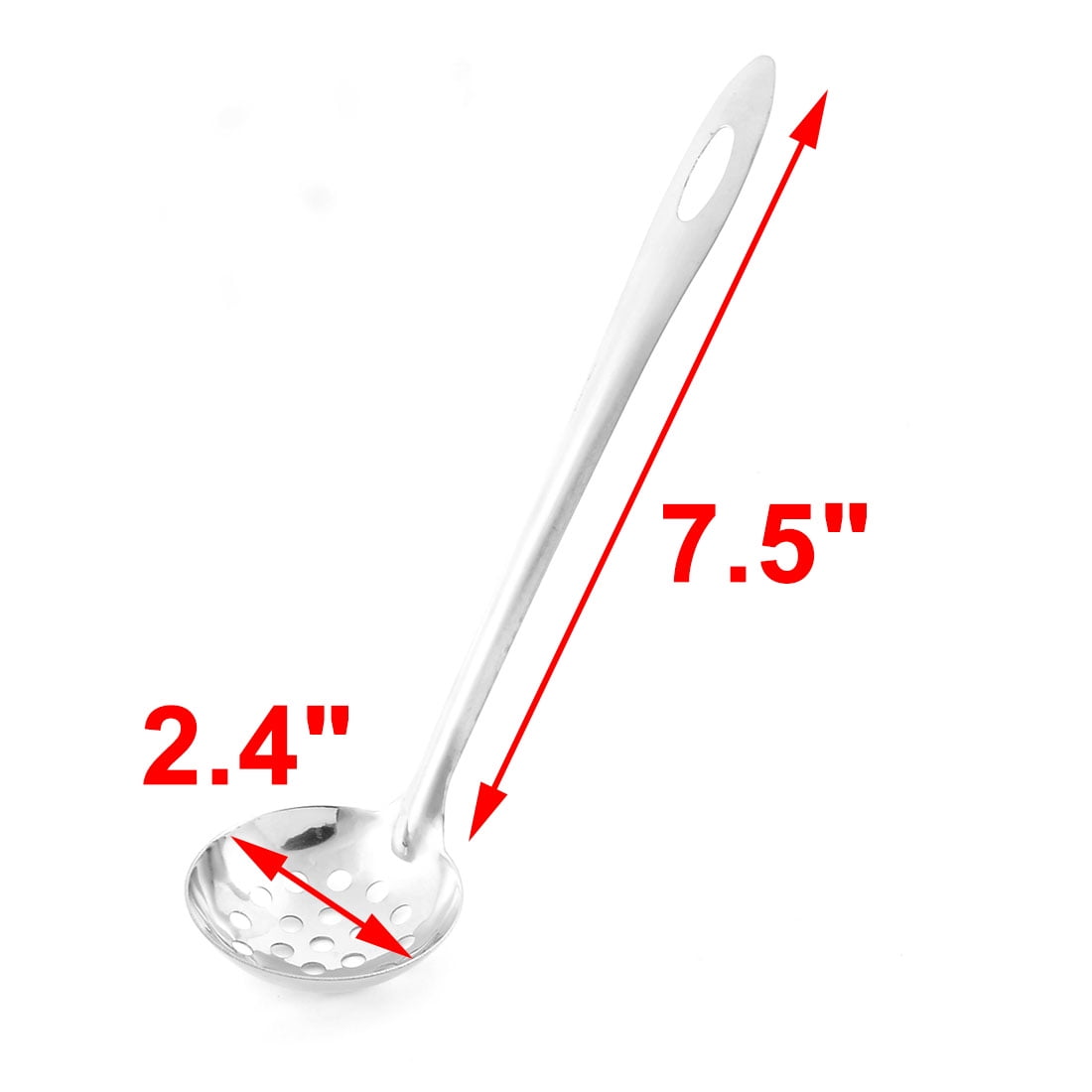Kitchenware Stainless Steel Slotted Ladle Spoon Silver Tone 23.5cm Length Walmart Canada