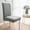 Gray, variant on Gosuguu Solid Color Brushed Elastic Chair Cover, Soft and Comfortable Chair Seat Protector, Slipcover for Dining Chairs, Waterproof Seat Cover for Furniture