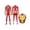 #23-Iron Hero Costume, variant on Halloween ICostume Adult Iron Hero Cosplay Bodysuit Red Armor Jumpsuit Costume for Women Comic Con Dress Up Party Outfit with Mask