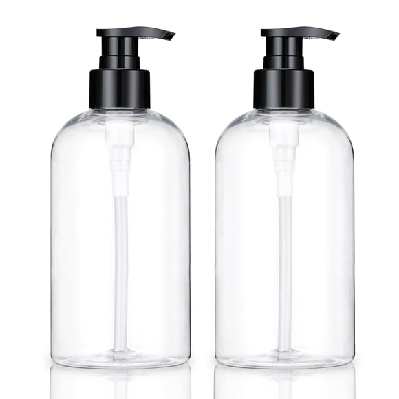 Dispensador de botellas de plástico vacías KREMORV, 300 ml, paquete de 2