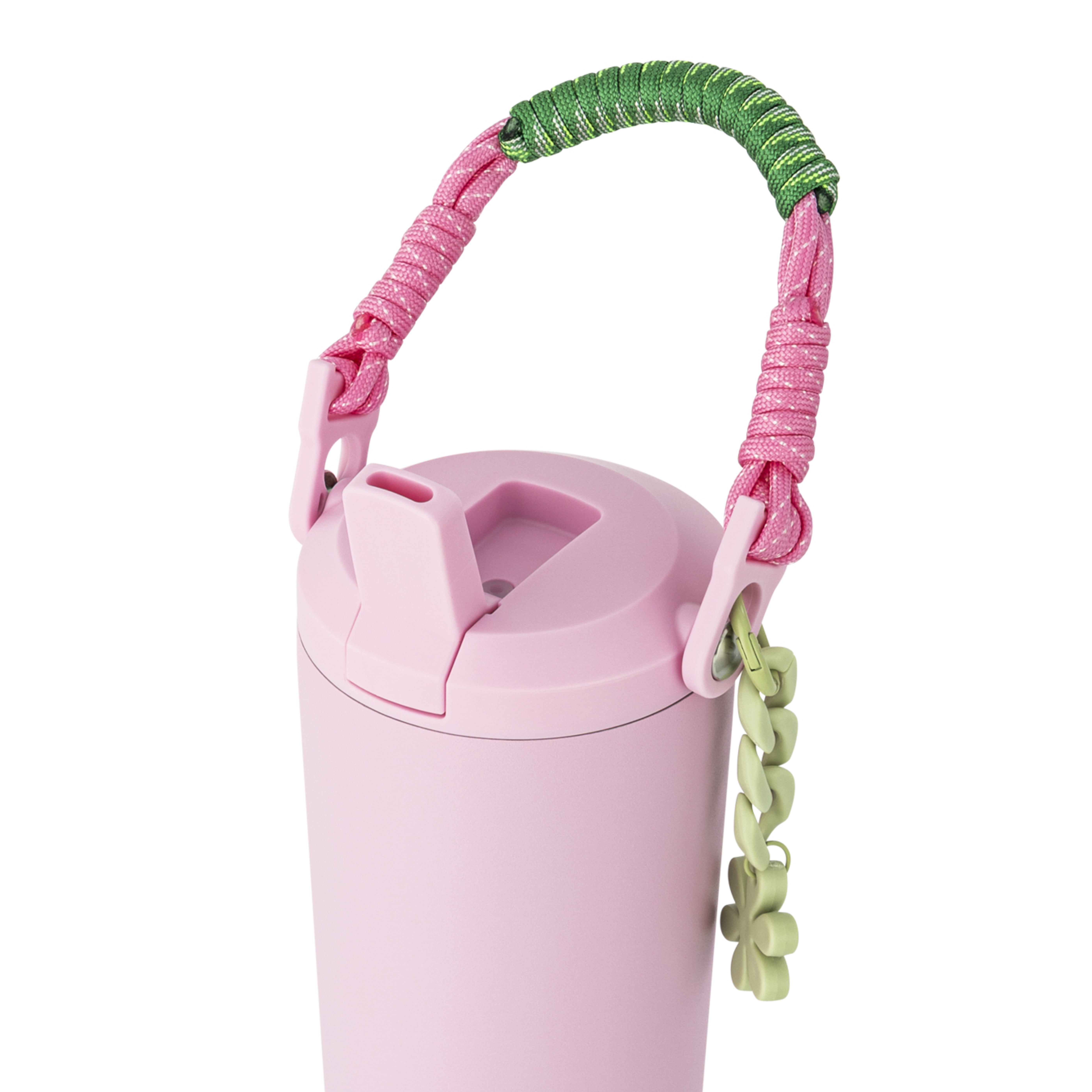 TAL 24oz Stainless Steel Hudson with Paracord Handle with Charm, Pink