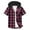 Mens Shirts&nbsp;Hot Pink, variant on Mens Flannel Hoodie Shirt Casual Button Down Plaid Jacket Shirts Stylish Short Sleeve Shirts with Pockets