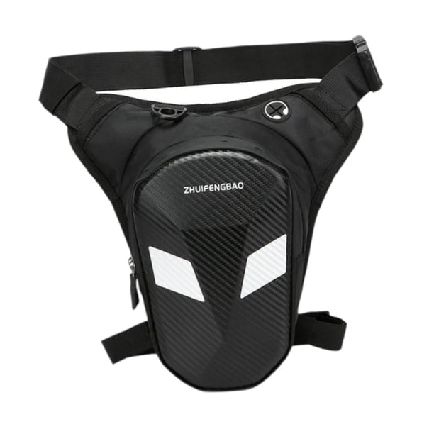 Bolsa para la pierna de motocicleta, bolsa para el muslo, correas extraíbles para las piernas, bolsa multifuncional para bicicleta B