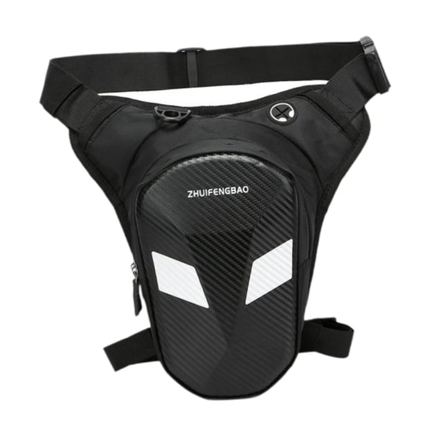 Bolsa para la pierna de motocicleta, bolsa para el muslo, correas extraíbles para las piernas, bolsa multifuncional para bicicleta B