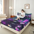 thumbnail image 4 of Castle Fairy Car Bed Sheets for Kids Children Teens,Sport King Sheets, 4 of 7