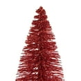 thumbnail image 5 of Northlight Glittered Bottlebrush Christmas Tree - 12" - Red and White, 5 of 7