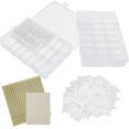 thumbnail image 4 of Sewing Floss Bobbins, Portable 150Pcs Embroidery Floss Bobbins, Plastic For Cross Stitch Bobbin Craft DIY Sewing Beginners Embroidery Enthusiast, 4 of 8