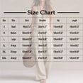 thumbnail image 3 of Hvogkswy Linen Jumpsuits for Women Ruffled V-Neck Button Front Sleeveless Jumpsuit with Pockets Comfy Loose Breathable Summer Casual Wide Leg Romper, 3 of 7