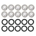 thumbnail image 2 of 10 Pcs Verre de Visée pour Cylindre de Frein, Réservoir de Cylindre de Frein avec Anneau pour Moto ATV, 2 of 7