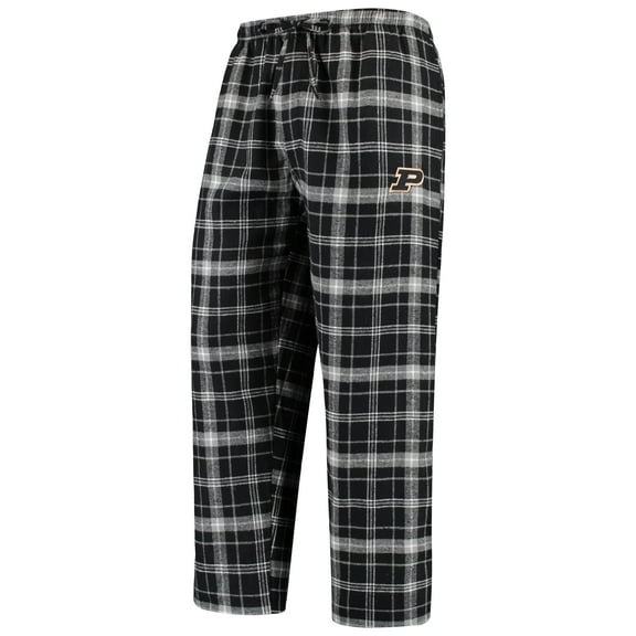 Men's Concepts Sport Black/Gray Purdue Boilermakers Ultimate Flannel Pants