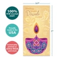 thumbnail image 4 of Tree-Free Greetings Diwali Greeting Card 12 Pack, 100% Recycled Paper, 3.7x7, Sending Bright Wishes (ZP70182), 4 of 5