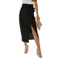 thumbnail image 2 of Sngxgn High Waist Skirt Women Mini Skirt(Black,S), 2 of 9