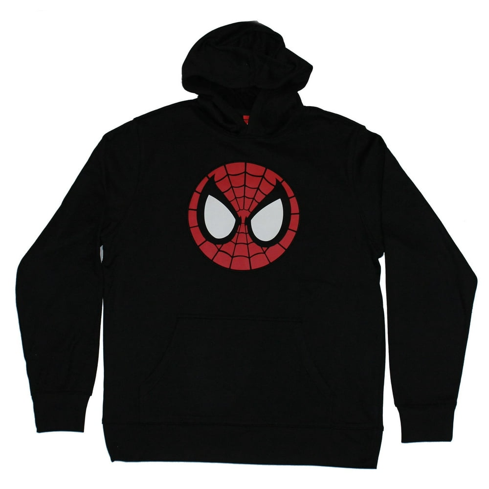 Spider-Man (Marvel Comics) Pullover Hoodie - Red Circle Face Image