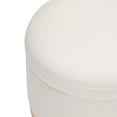 thumbnail image 6 of Namesake Naka Modern Fabric Storage Ottoman in Performance Cream, 6 of 12