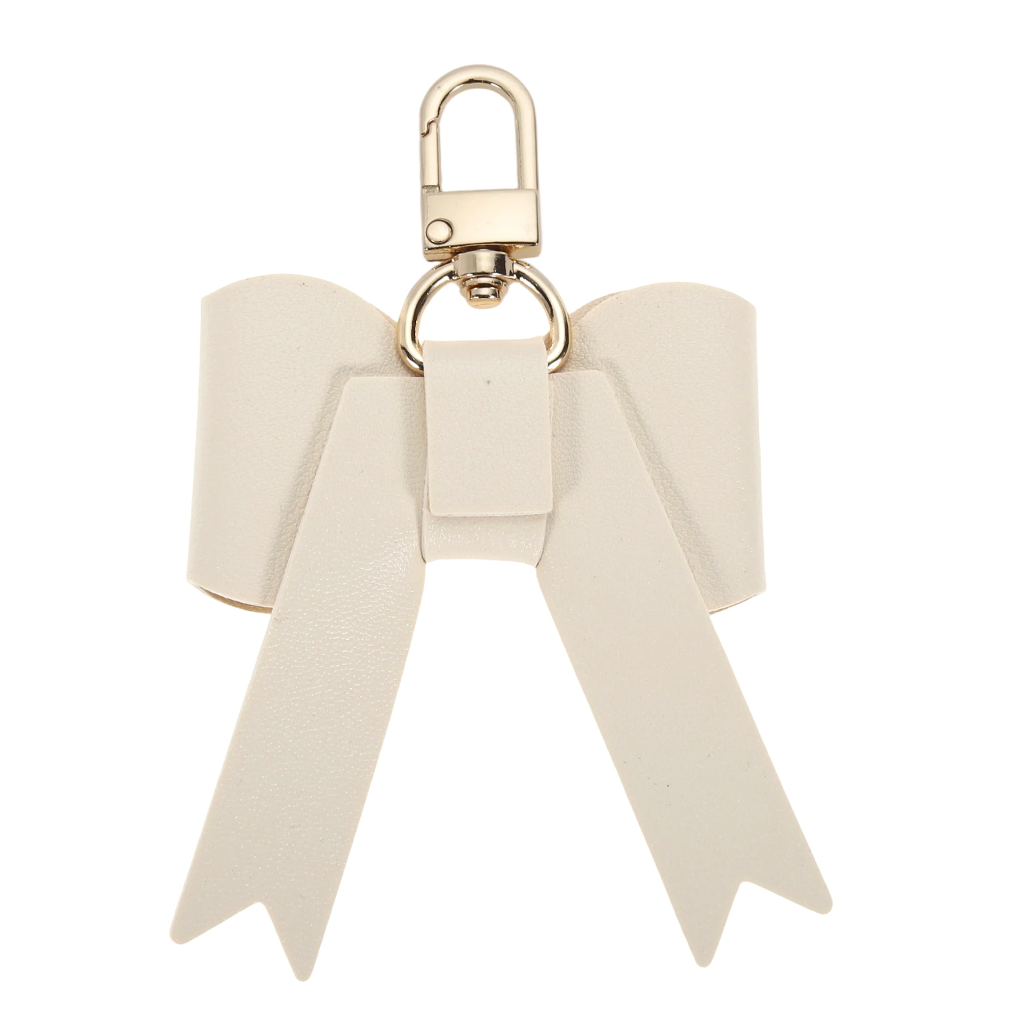 Unique Bargains Colorful Bow Handbag Charms for Gifts And Accessories Beige