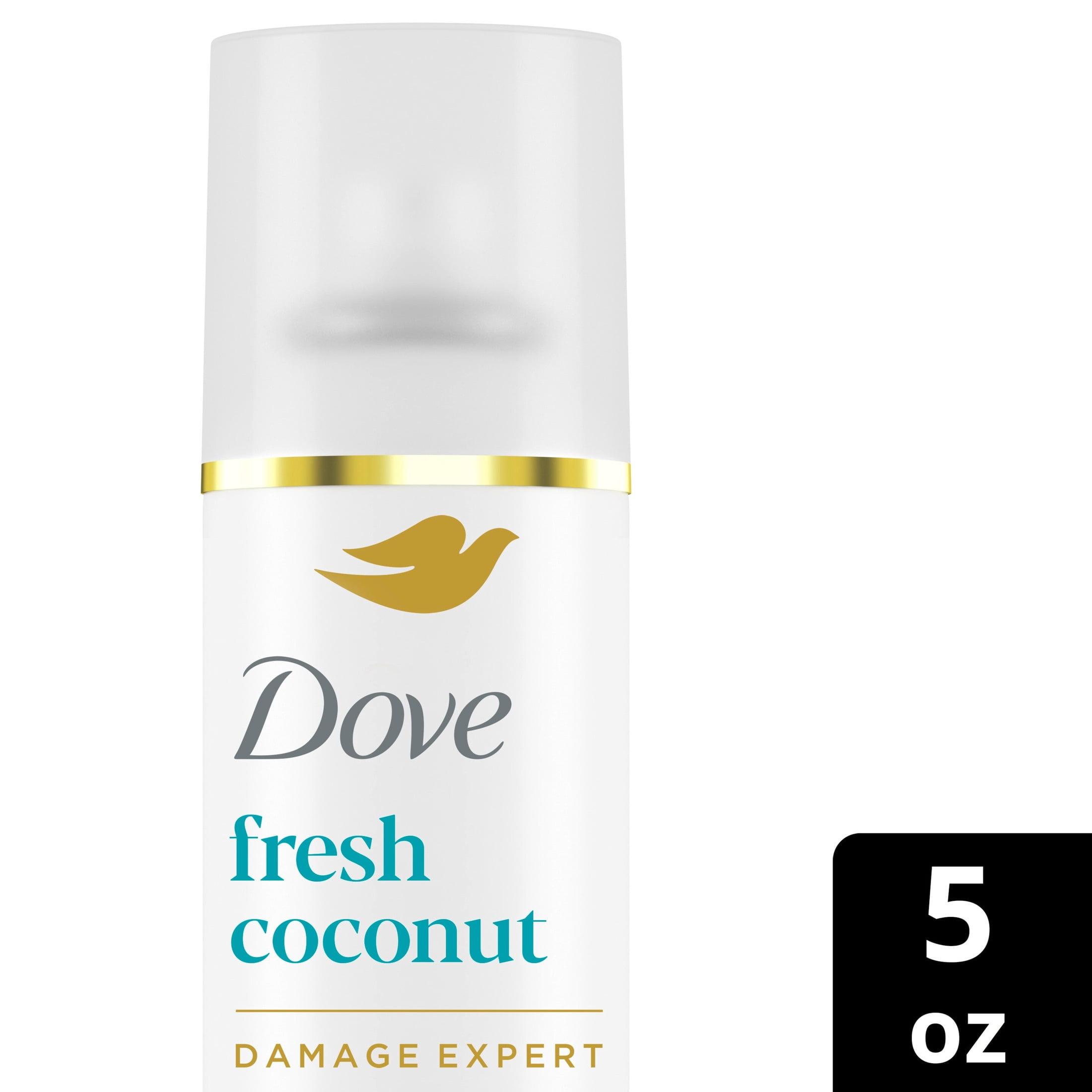 (3 pack) Dove Advanced Dry Shampoo Refresh & Revive Hair Without Water Fresh Coconut for Clean & Fresh Hair, 5 oz