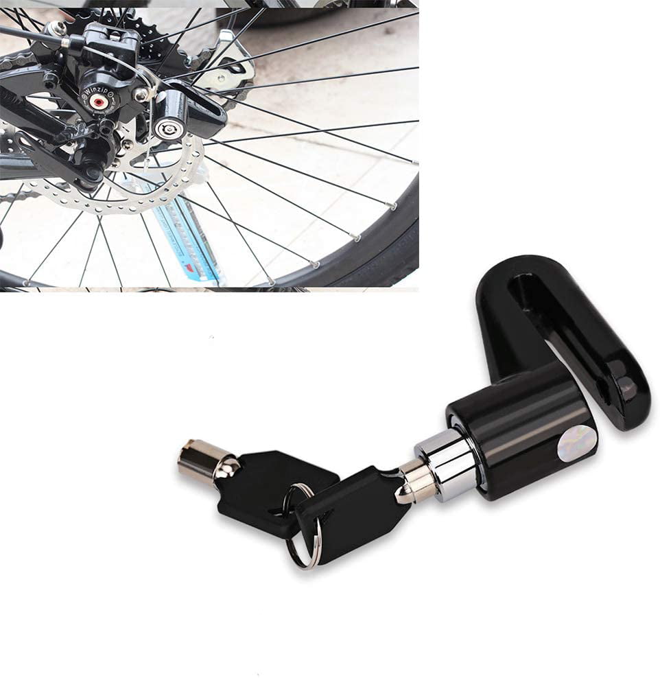 Bicycle Antitheft Brake Rotor Lock Safety Wheel Alarm Metal Bike Wheel Security 