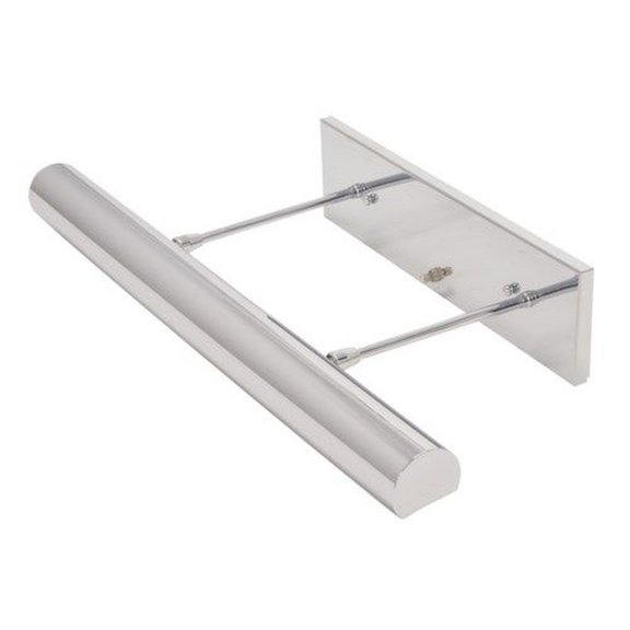 House of Troy C24-62 Classic Contemporary - 3 Light Picture Light-2 Inches Tall and 24 Inches Wide Chrome  Gold Finish with Metal Shade