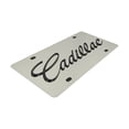 thumbnail image 2 of Cadillac Script License Plate (Chrome), 2 of 3