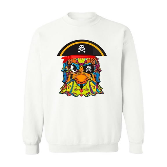 Bird Pirate Sweatshirt Men -Image by Shutterstock, Male 3X-Large