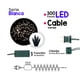 thumbnail image 2 of Luz LED Blanca Fría Importadora La Merced 300 Focos Tipo V3 5 M Cable Verde, 2 of 3