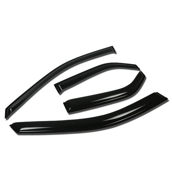 DNA Motoring 03-07 Cadillac CTS Smoked Tint Side Window Visor Shade Sun Wind Rain Deflector