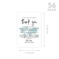 thumbnail image 5 of Koyal Wholesale Watercolor Destination Wedding Thank You Place Setting Cards for Table Reception, Dinner Plates, 56-Pack, 5 of 5