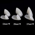 thumbnail image 2 of 6 pares de colmillos de vampiro de 3 tamaños para cosplay con adhesivo, accesorio de decoración para fiesta de Halloween, dientes de vampiro falsos para niños/adultos, 2 of 5