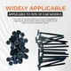 thumbnail image 3 of 20/50/100PCS Universal Nylon Multifunctional Zip Tie Buckle Through Nail Cable Tie Buckle, 3 of 5
