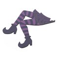 thumbnail image 1 of Billuyoard Marco de puerta de Halloween, armario, mesa, silla, decoración de esquina de pared, muebles de fiesta, apliques, regalos reutilizables Kits de decoración para fiestas Violeta Billuyoard HA063835-04B, 1 of 6