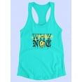 thumbnail image 3 of Why Not Dripping Ink Racerback Tank Women -Image by Shutterstock, Female Small, 3 of 4