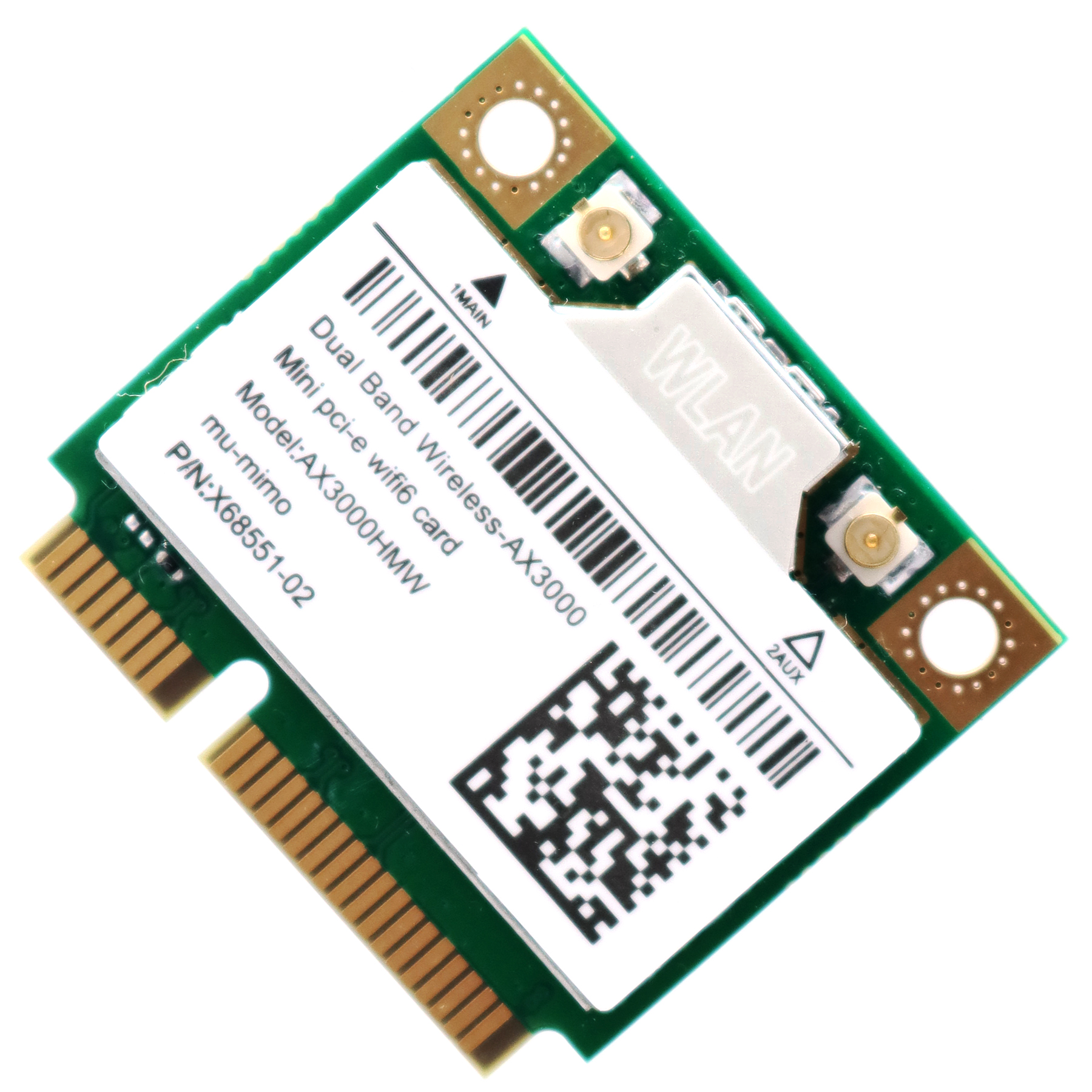 Deal4GO AX200HMW 802.11ac WiFi 6 2.4Gbps mini PCie WiFi Adapter w/ Bluetooth 5.1 WirelessAC