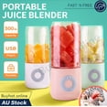 thumbnail image 3 of Portable Blender, 500ml Capacity Blender USB Portable Blender with 6 Blades Design Transparent Bottle Mini, 3 of 8