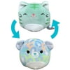 Squishmallow Flip a Mallow 5 inch Chase the Cat/Lindsay the Leopard Plush Toy, Stuffed Animal, Super Pillow Soft