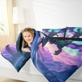 thumbnail image 4 of Castle Fairy Magical Dragon Bedding Comforter Set 2pcs for Kids Teens Boys,Gradient Aurora Twin Comforter Sets Microfiber,Cartoon Animal Breathable Bedding Set,Breathable Home Decor,Reversible, 4 of 8