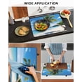 thumbnail image 6 of nqOlkjepod Large Induction Cooktop Protector Mat 28.5"x20.5", Coastal Tropical Stove Top Covers for Electric Stove, Blue Sky Coconut Tree Summer Beach Stove Burner Cover Mats, Glass Top Stove Cover, 6 of 8