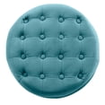thumbnail image 4 of Otomana Benzara de terciopelo con botones y almacenamiento oculto, 4 of 6