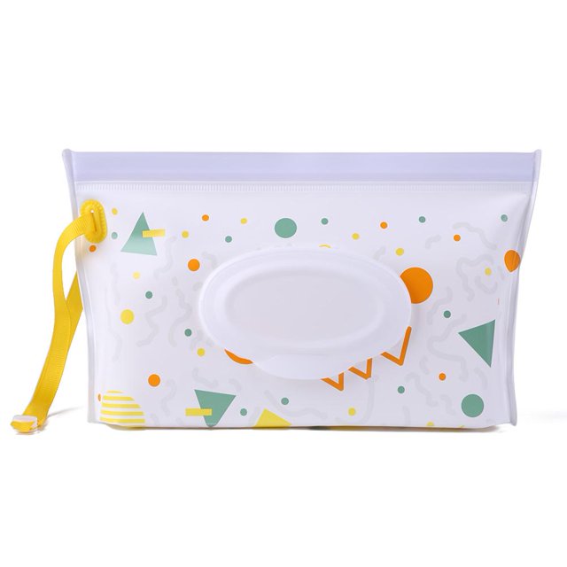 Estuche portátil para toallitas húmedas EVA Bolsa para cochecito Bolsa de cosméticos (A) Ehuebsd sin BPA