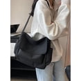 thumbnail image 2 of Kukuzhu Canvas Hobo Bags Message Bag Women Casual Crossbody Shoulder Bag Chic Large Handbag, 2 of 7