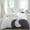 Gray-2, variant on Sloths Showering Set of 4 Bedding Quilt Covers, Modern Abstract Art Funny Animals 4-Piece Bed Sheet Set with Extra Soft Bed Sheets Quilt Cover Pillowcase, Queen