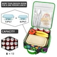 thumbnail image 4 of Floral Insulated Lunch Bag Box Men Reusable Lunch Bag Fit Most Bento Boxes Lunch Tote Portable Bag School Beach, 4 of 6