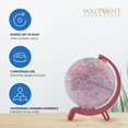 thumbnail image 5 of Waypoint Geographic Giacomino Enfants Animaux Roses Globe 6 Pouces (Rose), 5 of 5