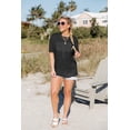 thumbnail image 4 of Camisa BANGELY Western con bordado en punto de bota para mujer, gris, 4 of 5