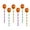 C-16in, variant on Halloween Decorations Outdoor Solar Pumpkin Bat Ghost Garden Stake Lights, 16 in 6-Pack Solar Halloween Lights Waterproof for Outside Home Patio Yard Pathway Grave Lawn Porch Party Decor