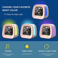 thumbnail image 3 of Kids Alarm Clock, Okay to Wake Clock for Toddlers Sleep Training Clock with Night Light, Sound Machine, NAP Timer, Cute Clock for Kids Girls Boys Bedr, 3 of 4